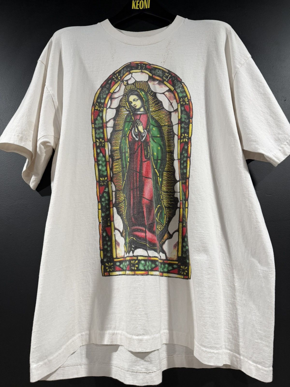 Vintage 2000s Y2K Vintage Virgin of Guadalupe Jesus Grunge Tee XXL Size US XXL / EU 58 / 5 - 6 Thumbnail