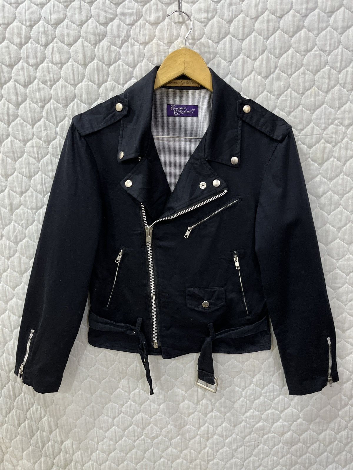 Japanese Brand (Zzzz)🔥🔥ARCHIVE GRAND GLOBAL DOUBLE COLAR JACKET Size M / US 6-8 / IT 42-44 - 1 Thumbnail