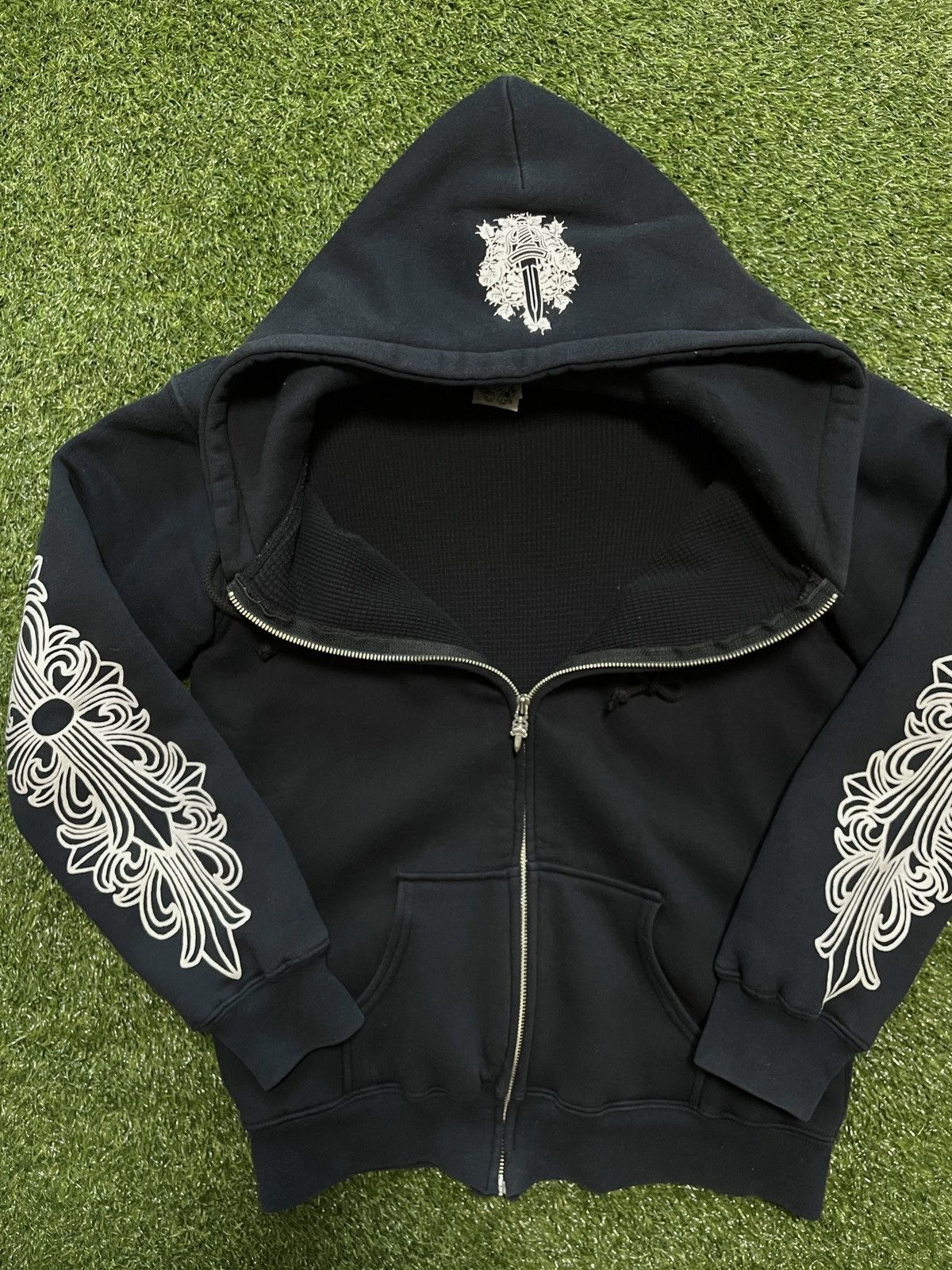 Chrome Hearts 90s old Chrome Hearts Heavy Thermal hoodie authentic size S Size US S / EU 44-46 / 1 - 3 Thumbnail