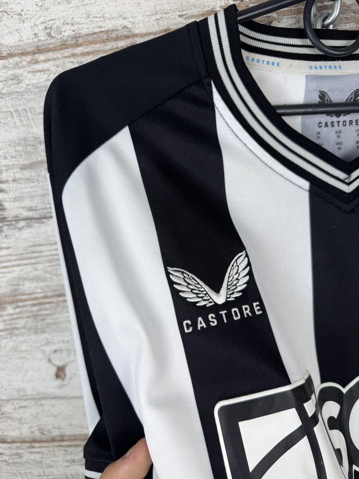 Castore × Vintage Mens Vintage Castore New Castle T-shirt soccer jersey tee Size US XL / EU 56 / 4 - 5 Thumbnail