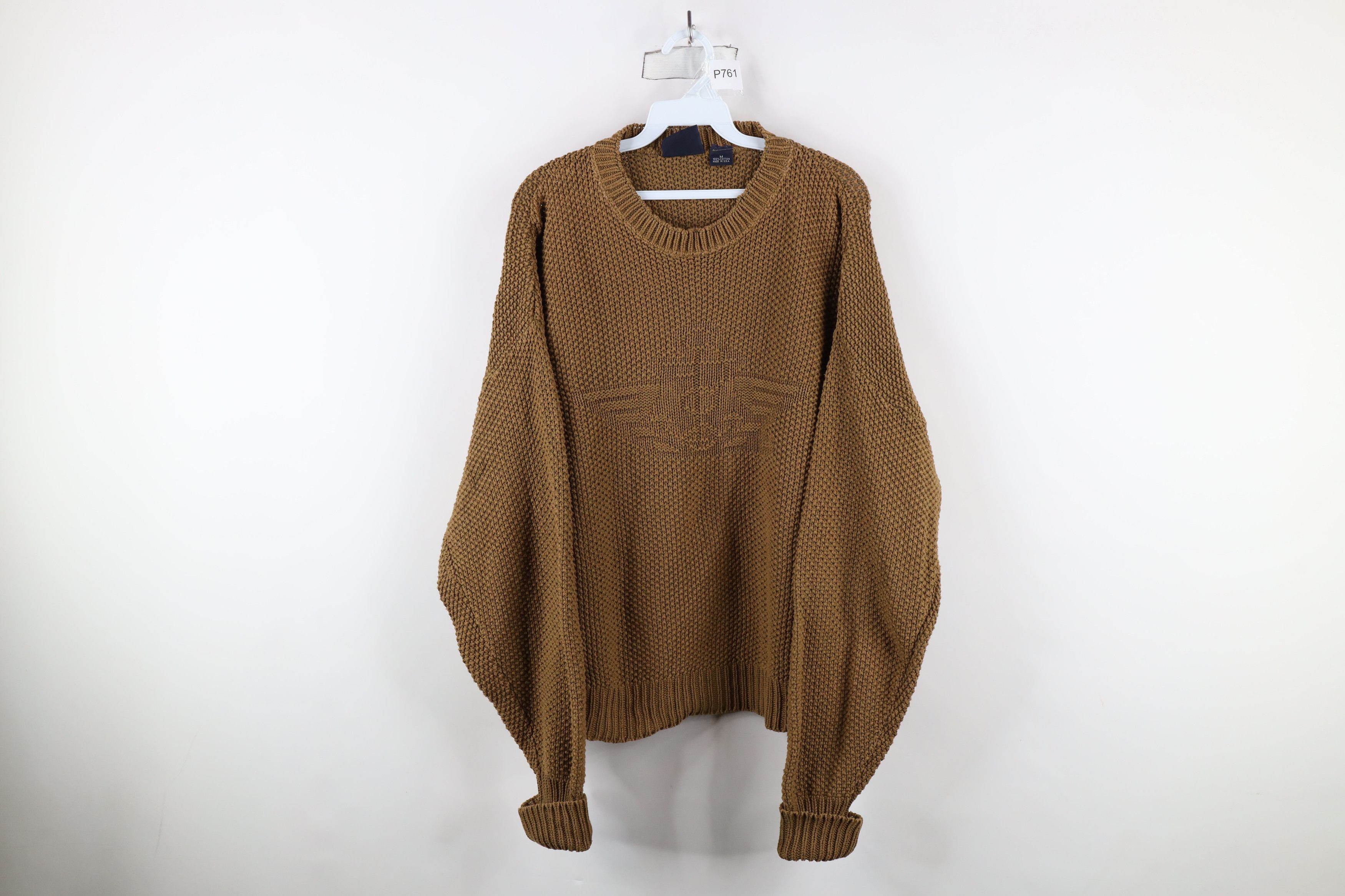 Dockers × Vintage Vintage 90s Dockers Heavyweight Thermal Knit Sweater USA Size US M / EU 48-50 / 2 - 1 Thumbnail