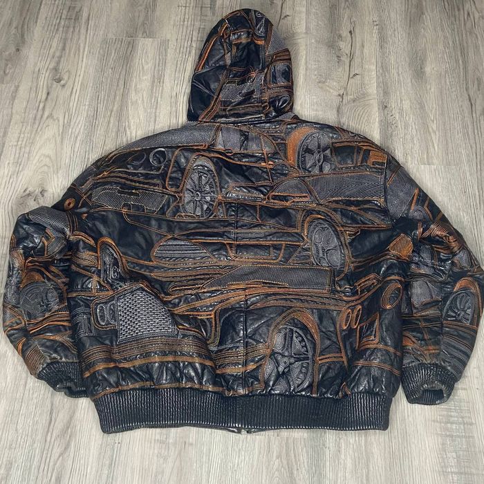 Vintage Rexton Leather Puffer Coat Grailed