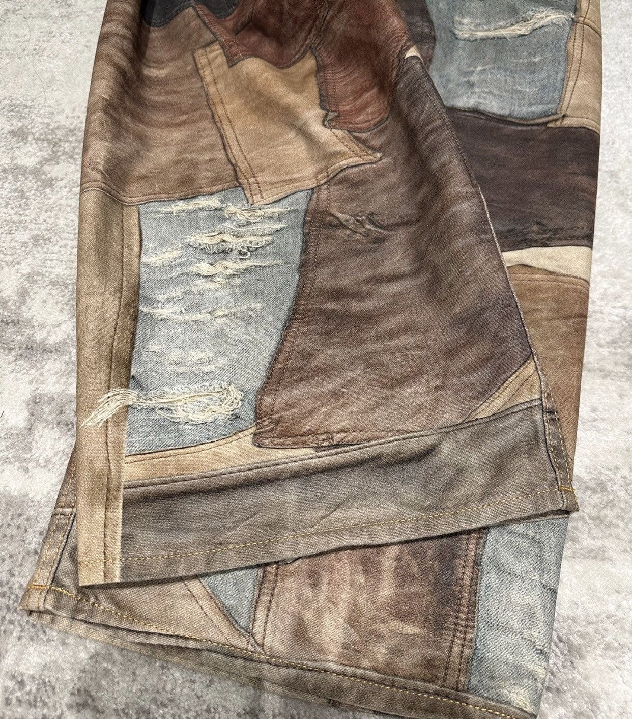 Acne Studios Acne studios Vintage mud dyed patchwork jeans 2412-Nextarrow Size US 44 / EU 60 - 4 Thumbnail