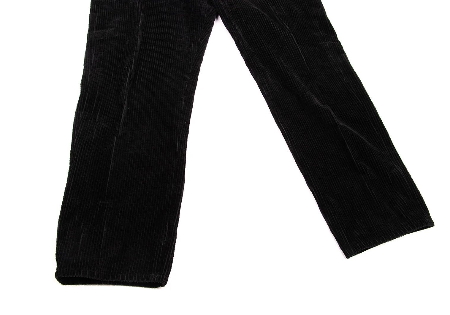 Issey Miyake Corduroy Straight Pants in Black, Size XL Size US 38 / EU 54 - 9 Thumbnail