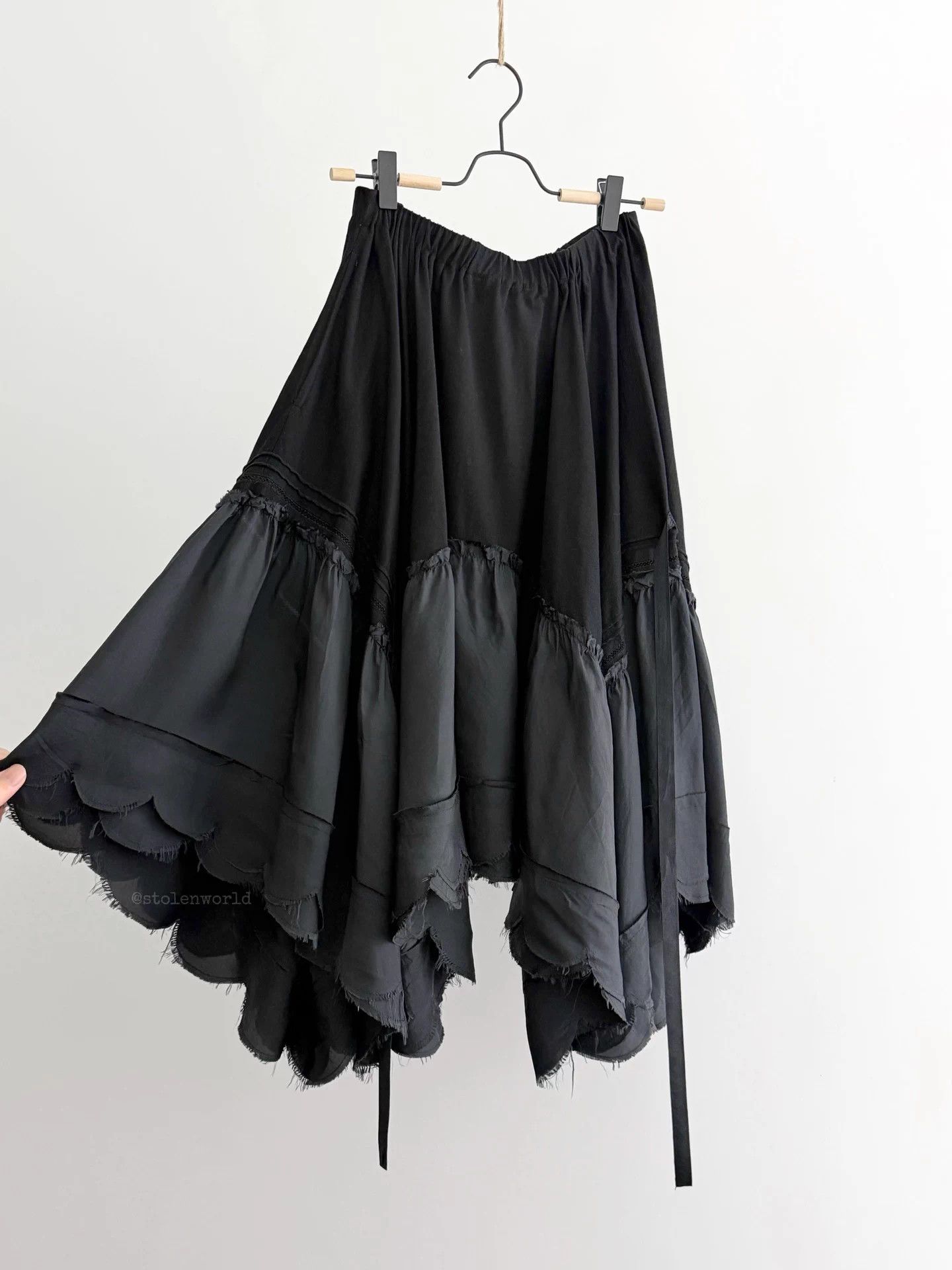 Comme des Garcons Comme des Garçons Pleated Bow Lace Skirt F Size M / US 6-8 / IT 42-44 - 3 Thumbnail