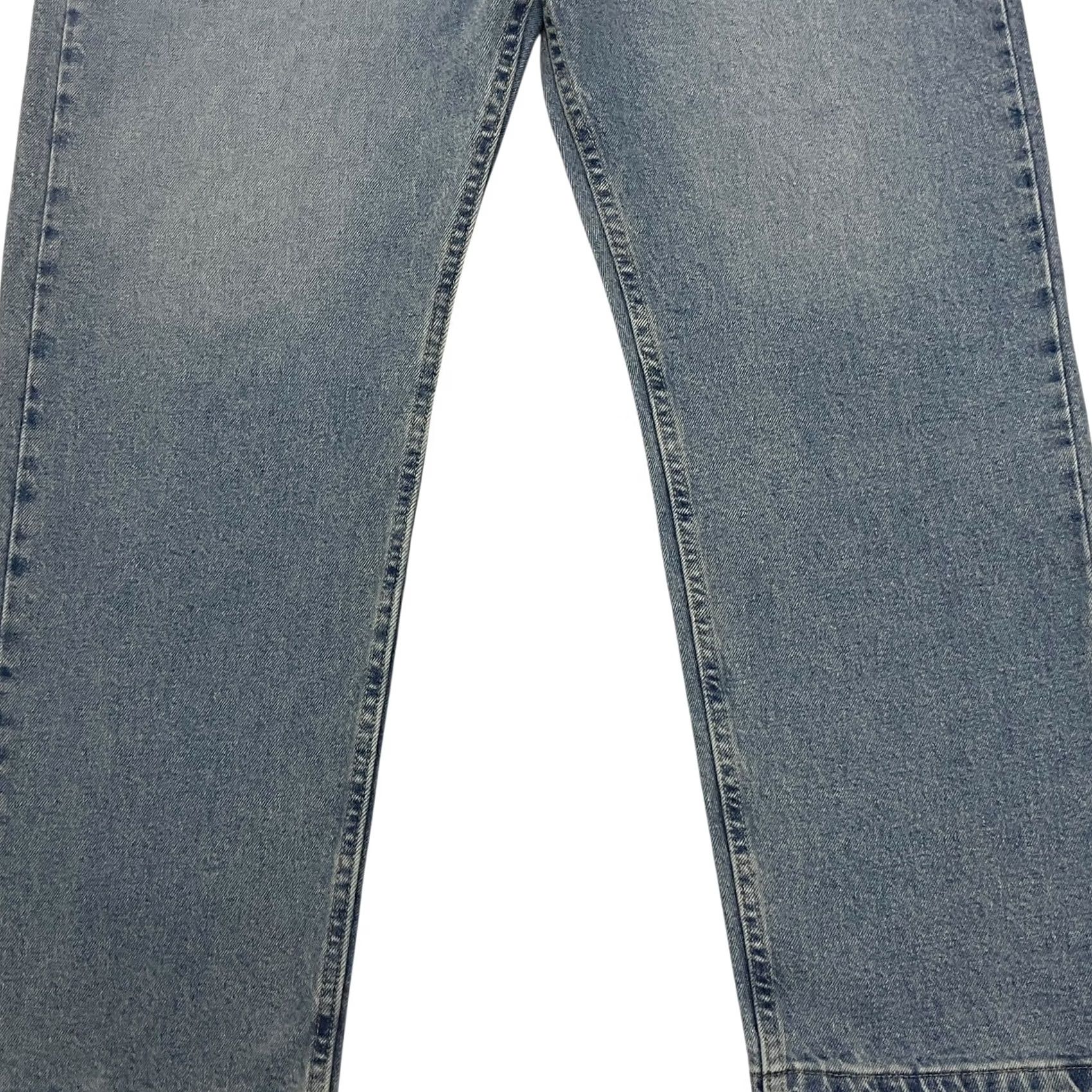 Wrangler Wrangler Jeans Mens Blue Relaxed Fit Straight Leg Stretch Denim 36W 30L Size US 36 / EU 52 - 3 Thumbnail