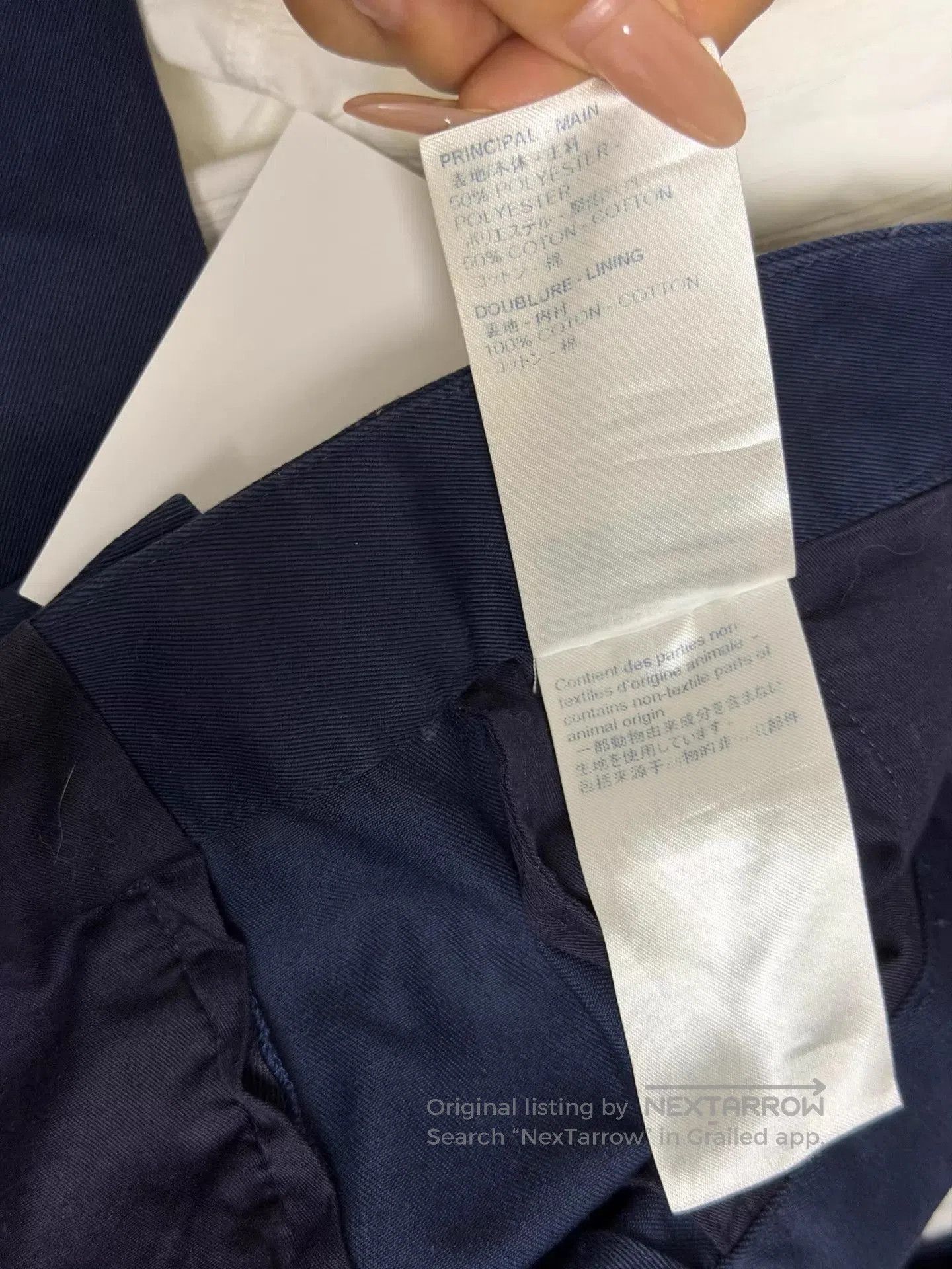 Louis Vuitton Blue Casual Pants Size 38. Size US 38 / EU 54 - 5 Thumbnail