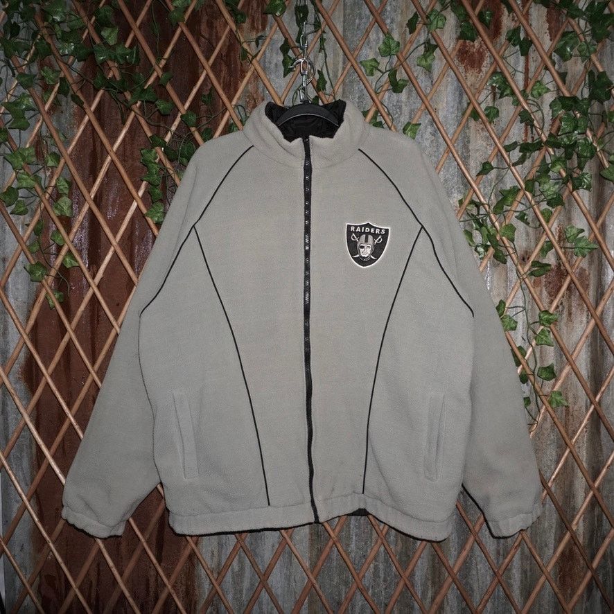NFL XL-Vintage Oakland Raiders embroider reversible 1990s jacket Size US XL / EU 56 / 4 - 3 Thumbnail
