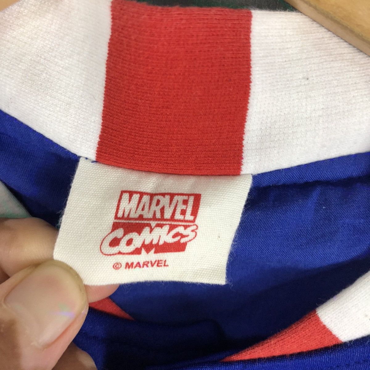 Marvel Comics Captain America Varsity All over Print Marvel Comic Size US L / EU 52-54 / 3 - 6 Thumbnail