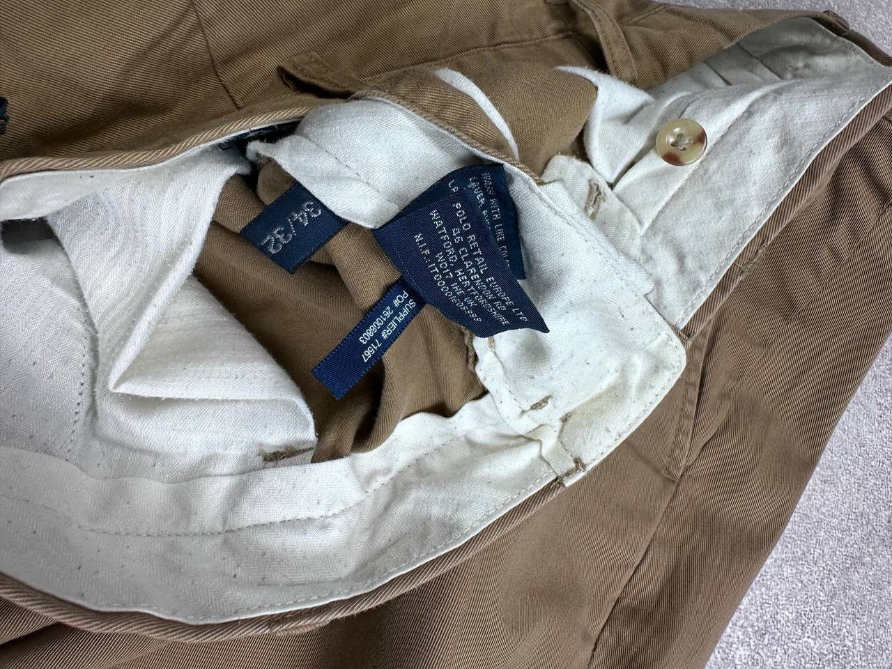 Polo Ralph Lauren Vintage Polo Ralph Lauren RRL Chino Flared Pants 34x32 Size US 34 / EU 50 - 8 Thumbnail
