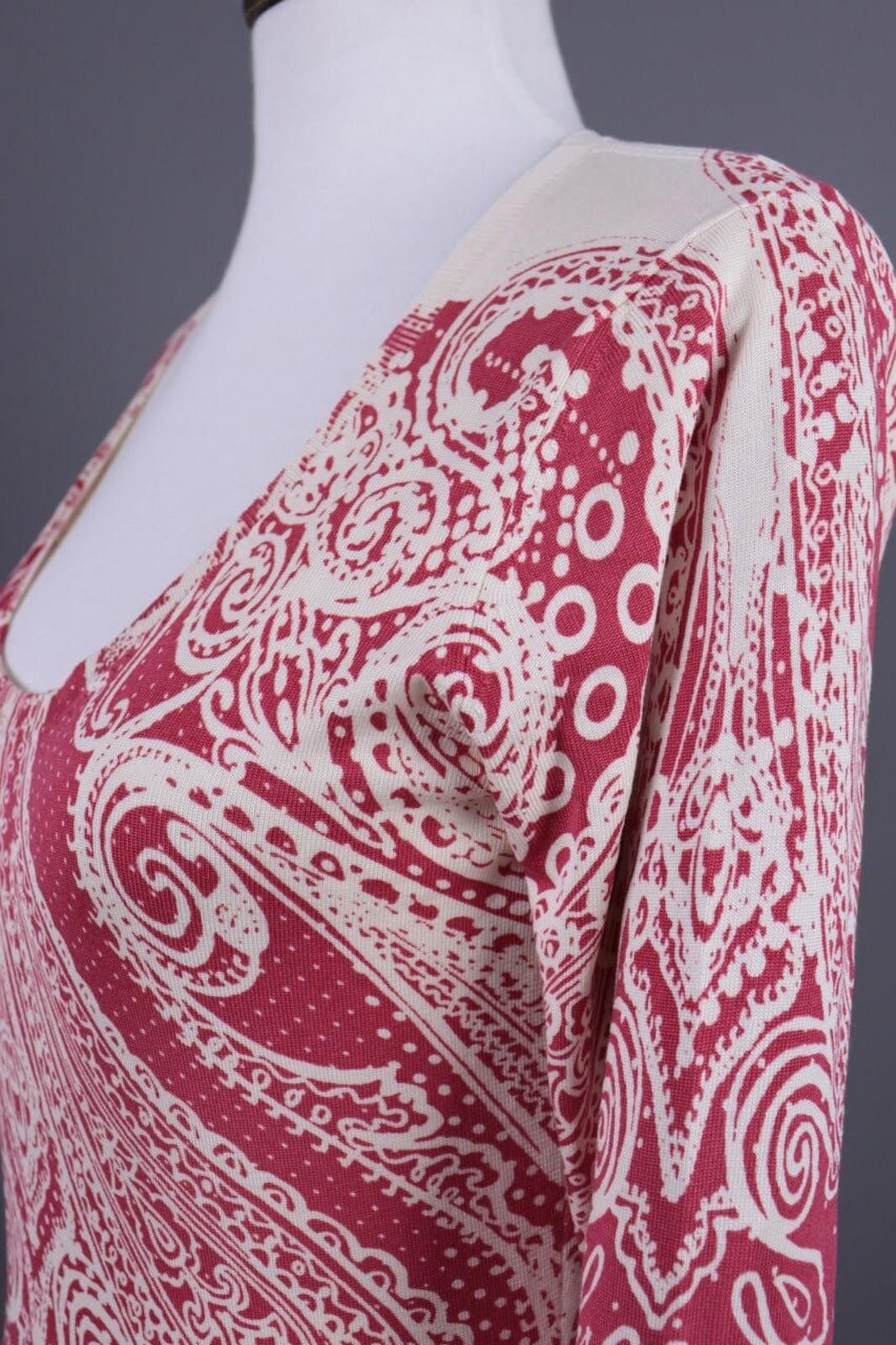 Etro Etro Milano Multicolour Paisley Silk Top Shirt Size 42 Size M / US 6-8 / IT 42-44 - 10 Thumbnail