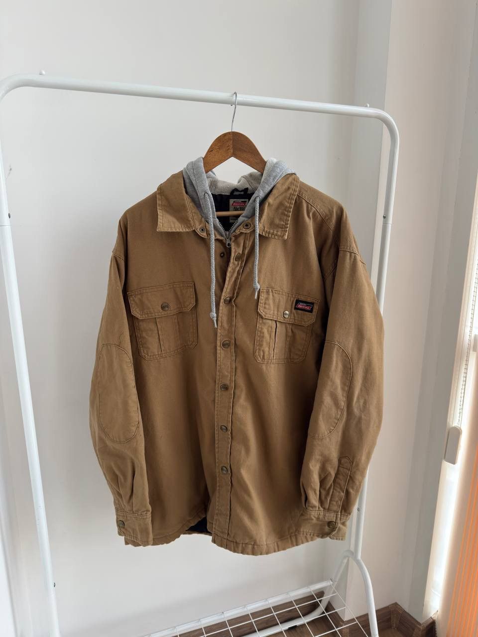 Dickies DICKIES MEN’S WORKWEAR ACTIVE HOODED JACKET BROWN Size XL Size US XL / EU 56 / 4 - 2 Thumbnail