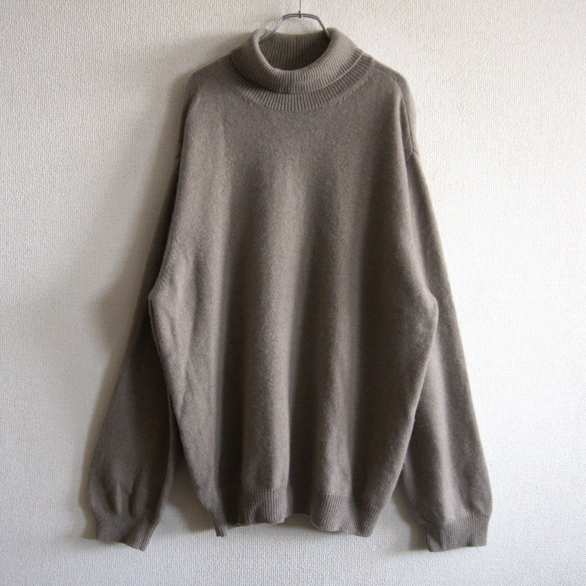 Vintage PAPAS 100 Turtle neck knit Sweater Size L Size US L / EU 52-54 / 3 - 1 Thumbnail