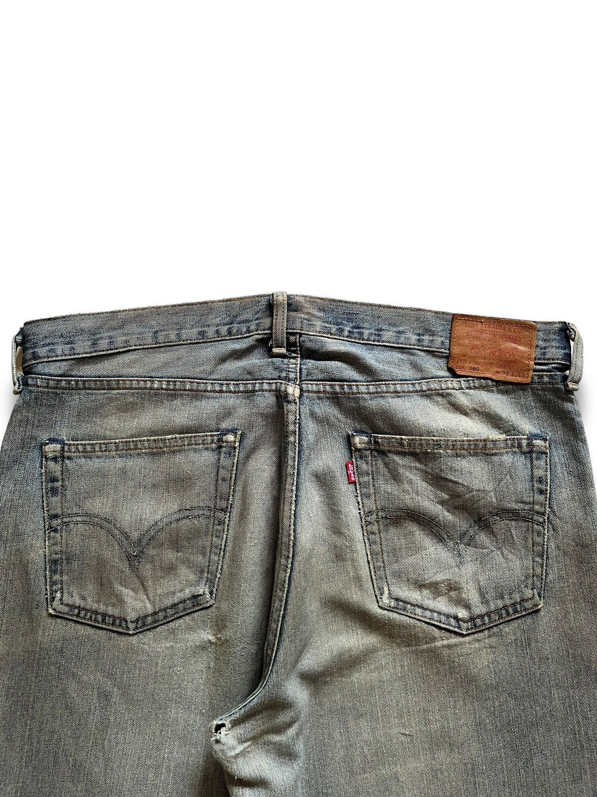 Levi's Vintage 90s Levis 502 Japan Rusty Wash Distress Baggy Jeans Size US 38 / EU 54 - 8 Thumbnail