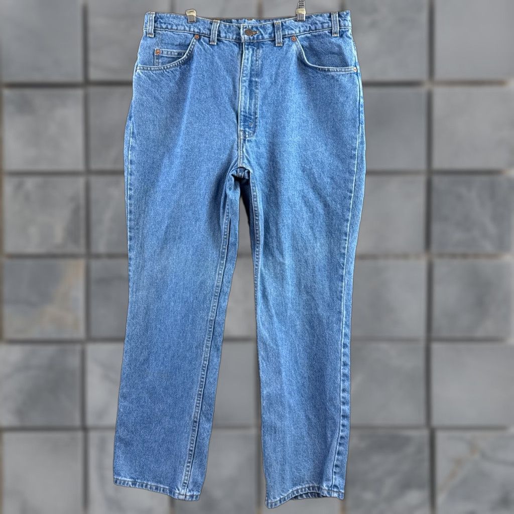Levi's VINTAGE Levi's Jeans Mens 36x30 Blue 90s Orange Tab 619 Denim Pants Jeans Size US 38 / EU 54 - 1 Thumbnail