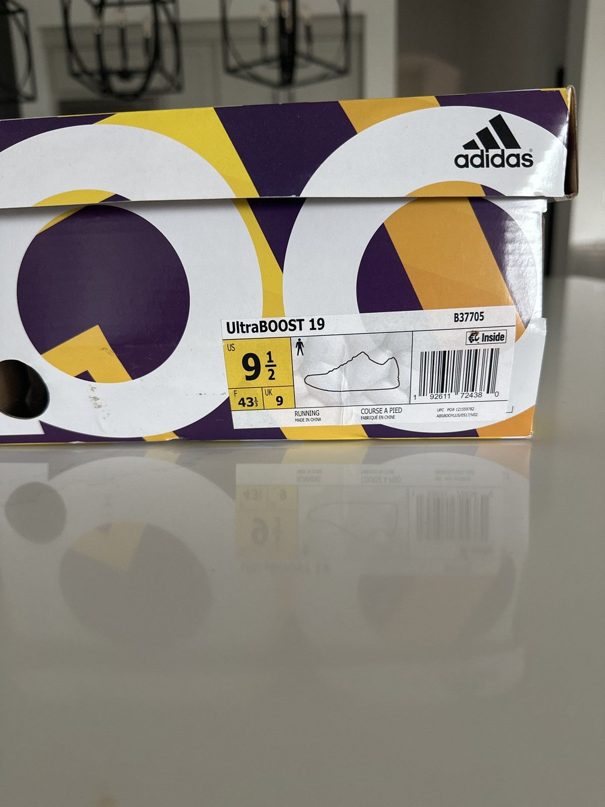 Adidas Adidas Ultra Boost 2019 Clear Brown Chalk White Size US 9.5 / EU 42-43 - 5 Thumbnail