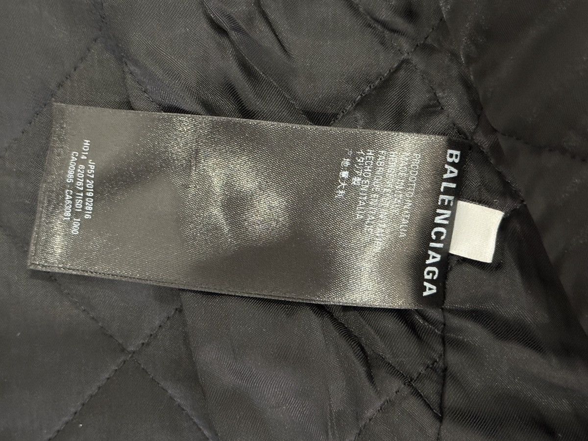 Balenciaga Balenciaga AW19 Demna Gvasalia Oversized LeatherJacket Size US XXS / EU 40 - 3 Thumbnail