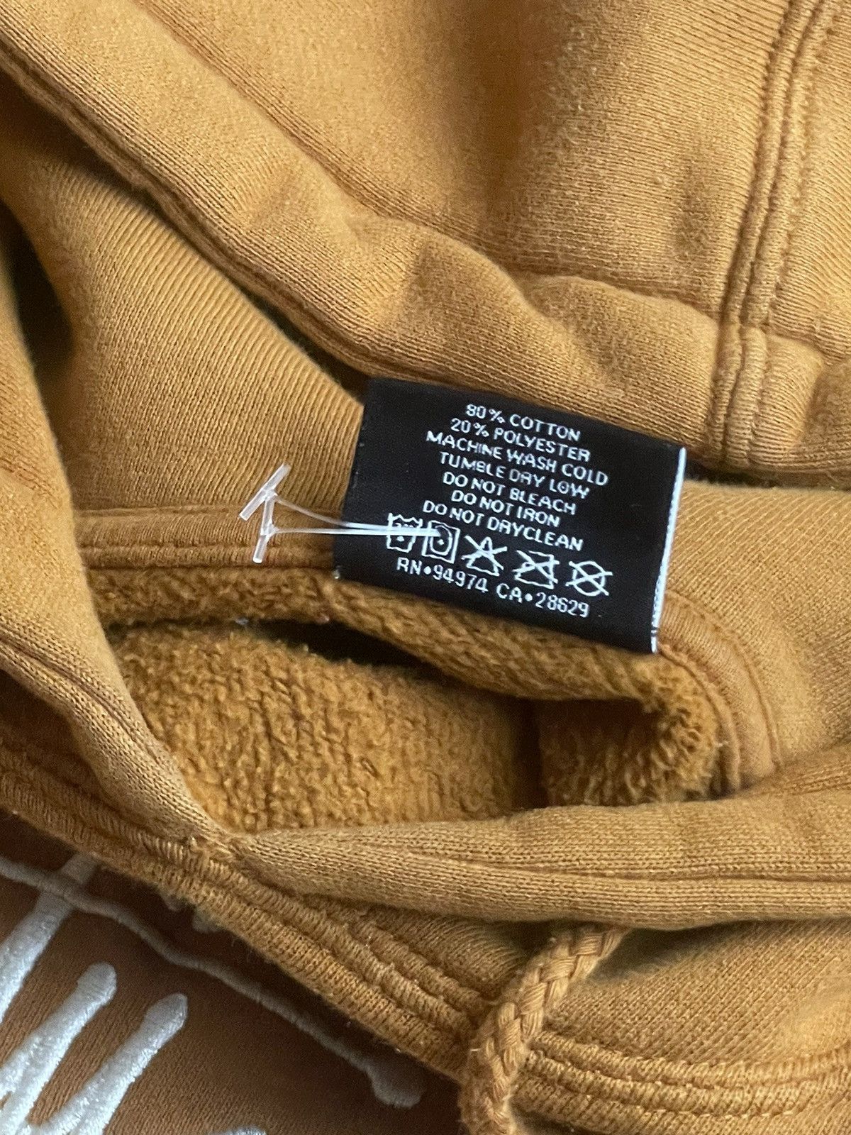 Stussy × Vintage Vintage 2000’s Stussy brown big logo hoodie Size US M / EU 48-50 / 2 - 4 Thumbnail