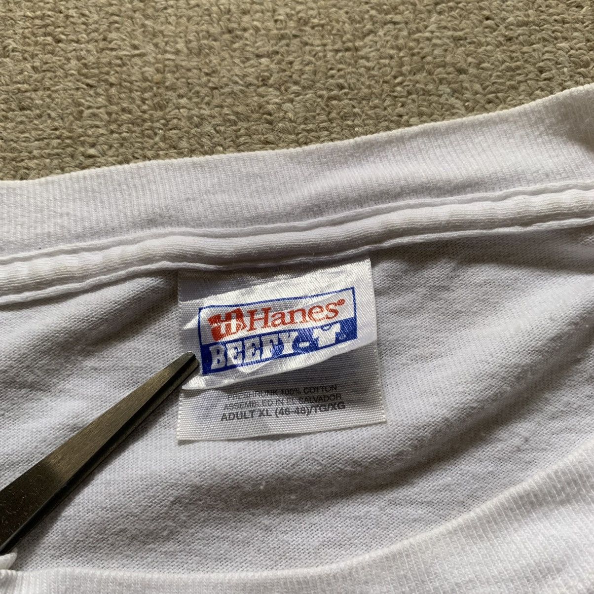 Hanes Vintage Ron Simms Costum Cycles Hayward, Ca. Size US XL / EU 56 / 4 - 5 Thumbnail