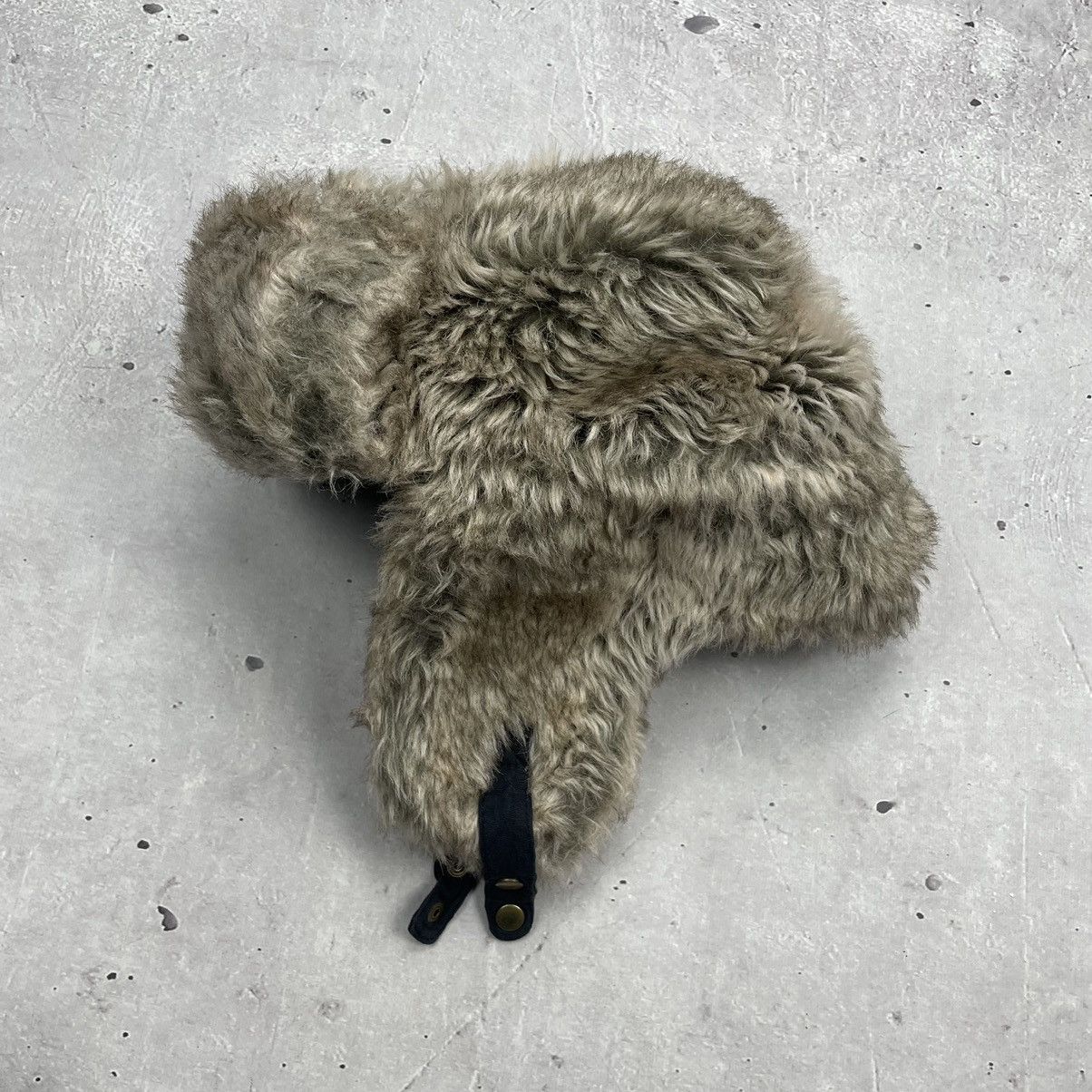 Japanese Brand × Vintage Vintage Y2K USHANKA Mohair Fuzzy 90’s Hat Asap Rocky Stule Size ONE SIZE - 2 Thumbnail