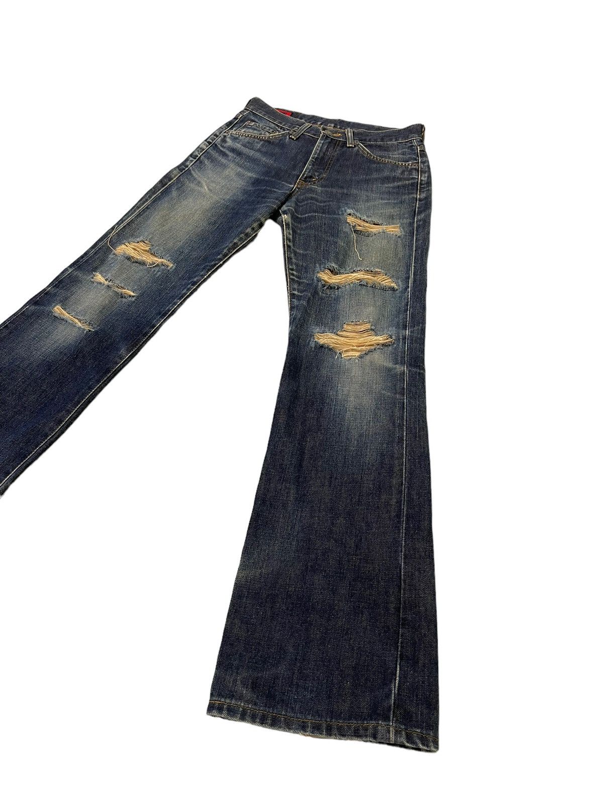 Flare Jeans Edwin Faded Distress Boot Cut 6🟦5