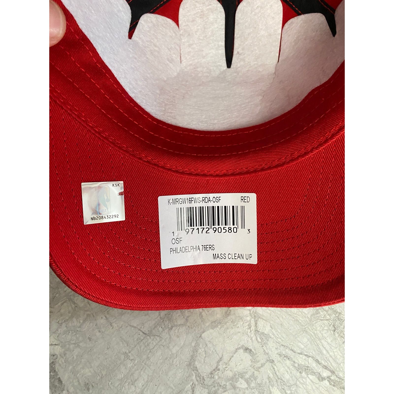 NBA NWT Philadelphia 76ers NBA Basketball Hat Size ONE SIZE - 7 Thumbnail