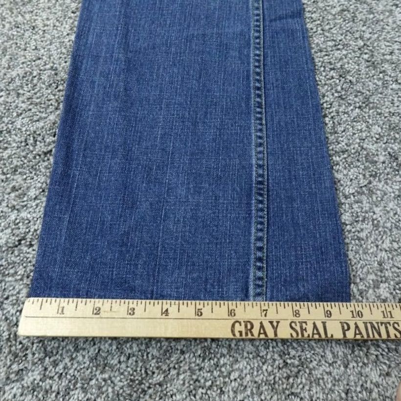 Armani Exchange VTG Armani Exchange Jeans Womens 12 Dark Blue Denim Flare Boot Cut Pants Jeans USA 90s Mens Women Girls Boys Size 34" / US 12 / IT 48 - 2 Thumbnail