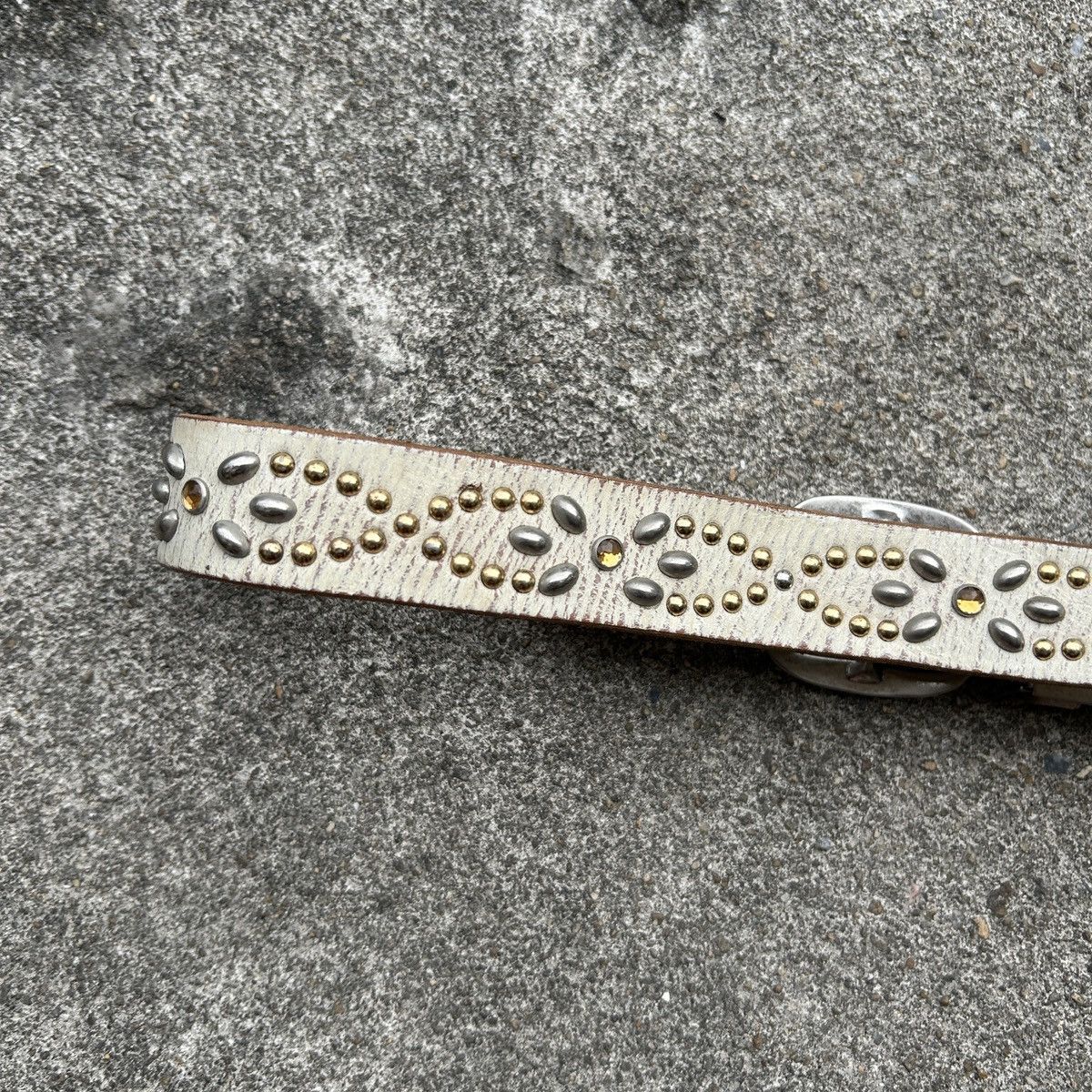 Vintage Vintage studded leather belt (Kapital Style) Size ONE SIZE - 7 Thumbnail