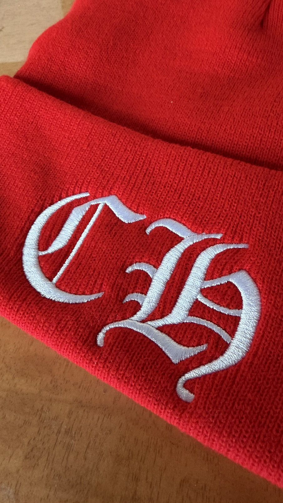 Chrome Hearts Chrome Hearts CH Beanie Red Size ONE SIZE - 3 Thumbnail