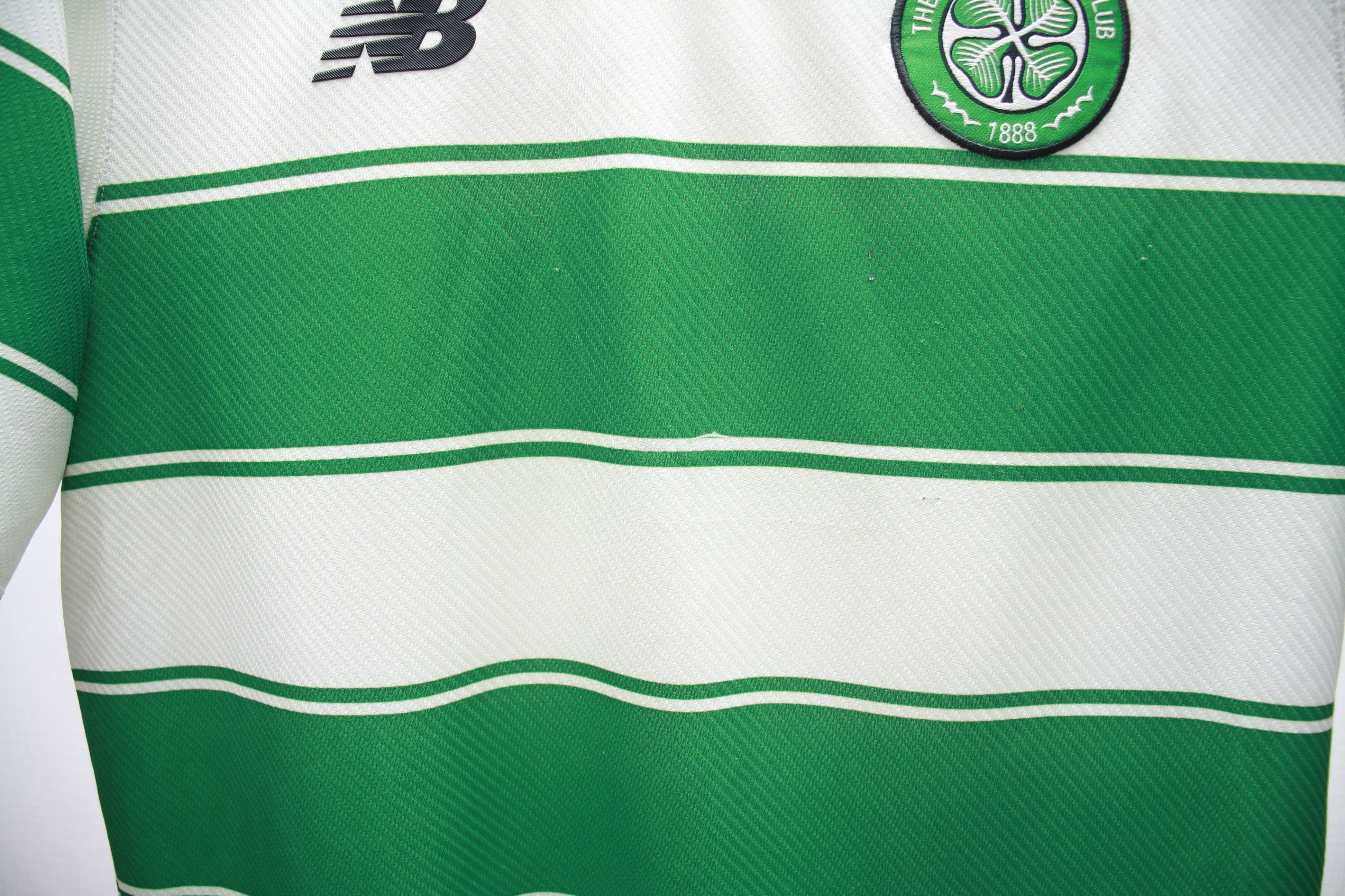 New Balance Football Shirt Celtic Glasgow Hoops New Balance Jersey Size US L / EU 52-54 / 3 - 12 Thumbnail