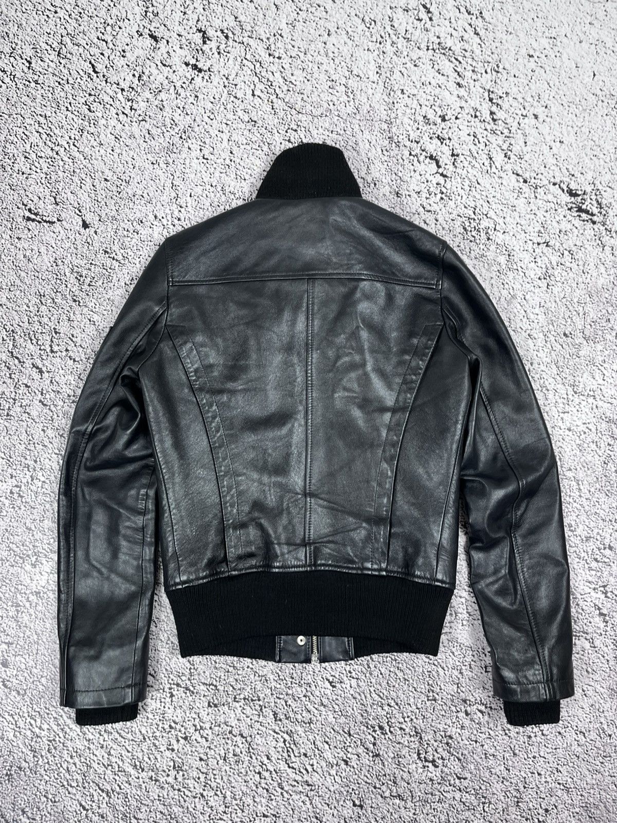 John Richmond Women Aviator Leather Bomber Jacket John Richmond 42 IT Size M / US 6-8 / IT 42-44 - 7 Thumbnail