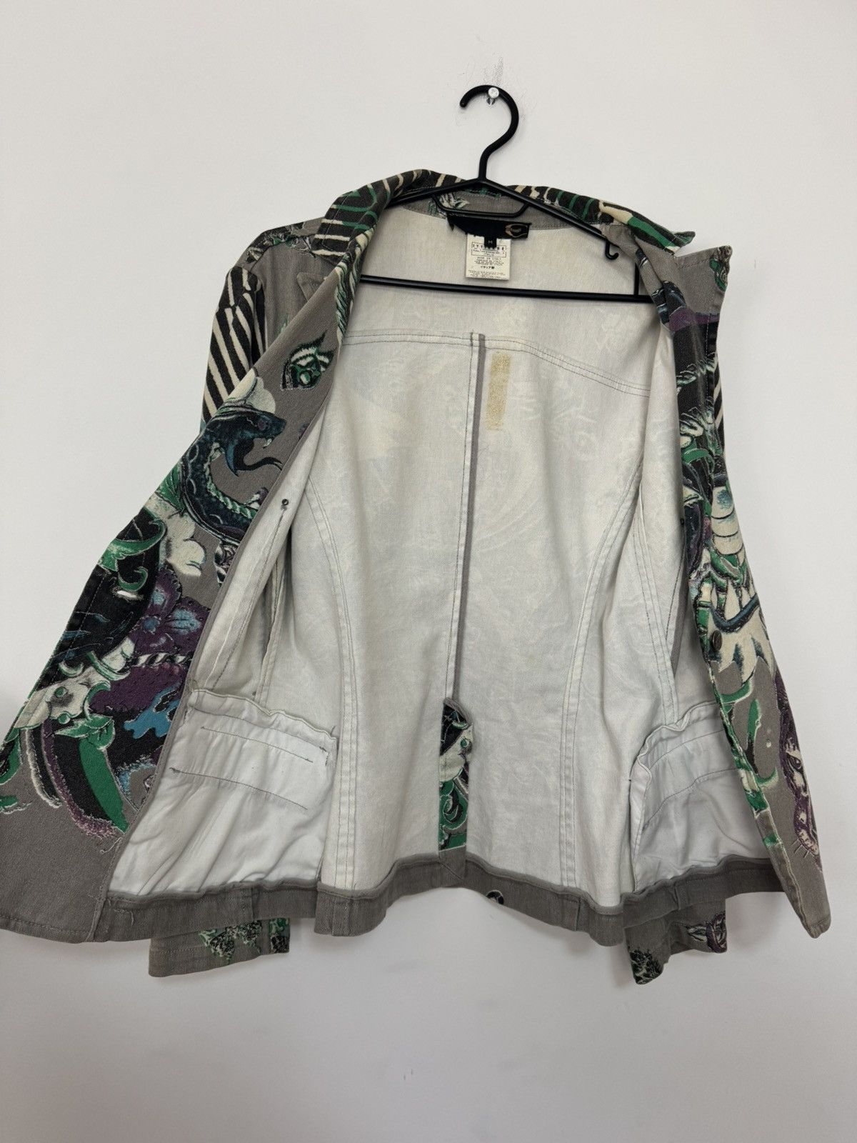 Just Cavalli Vintage Just Cavali By Roberto Eagle Snake Cavali Blazer Size M / US 6-8 / IT 42-44 - 16 Thumbnail