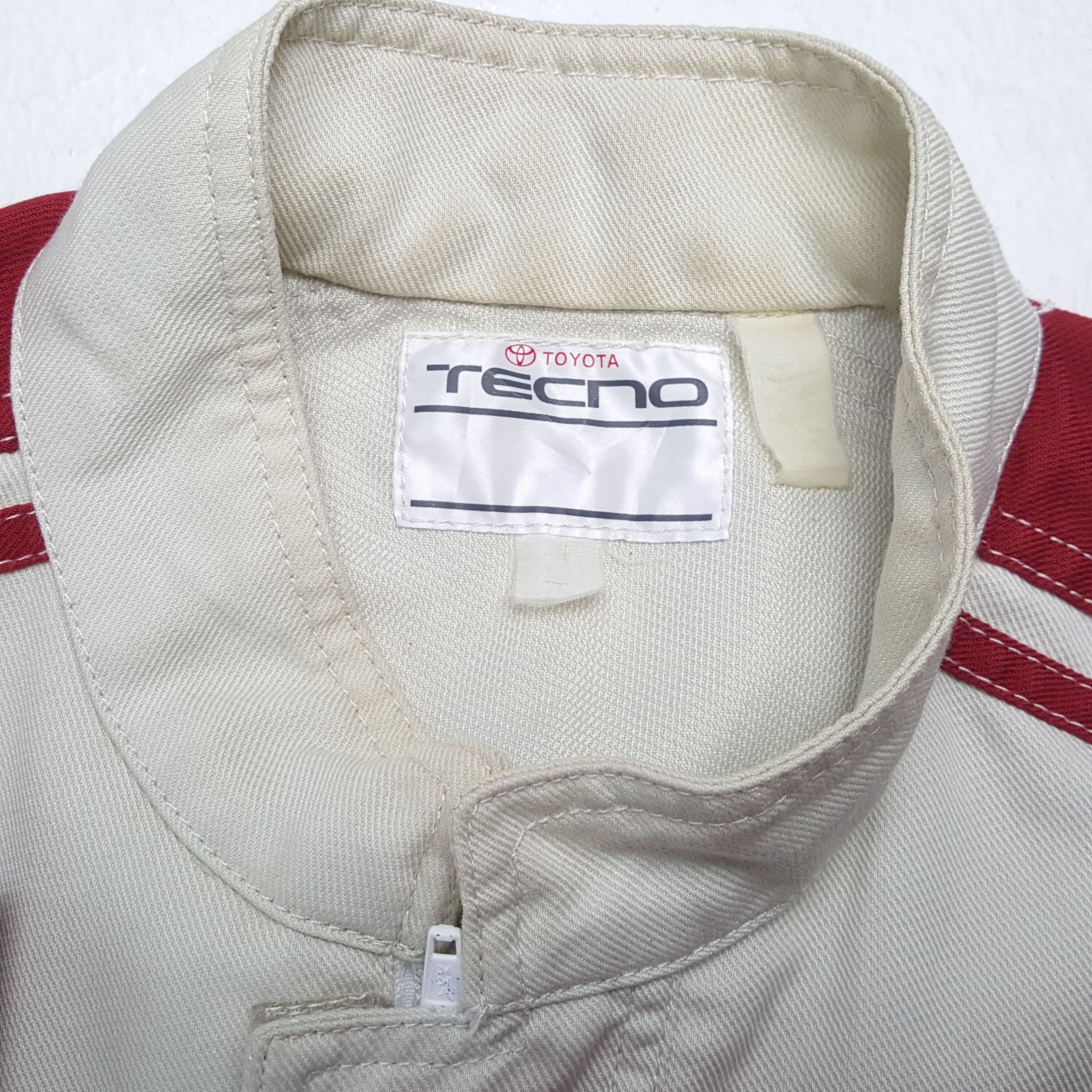 Vintage TOYOTA TECNO Racing Style Motorsports Coverall Jacket Size US M / EU 48-50 / 2 - 14 Thumbnail