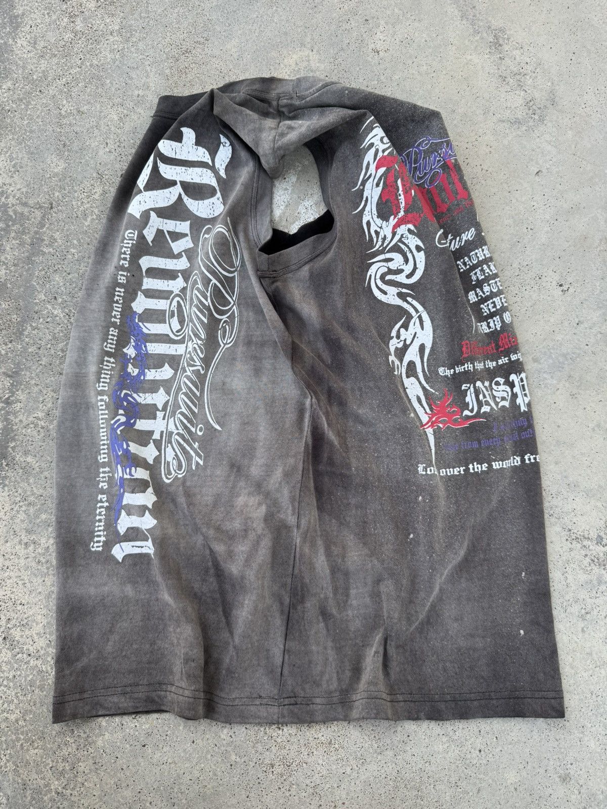 If Six Was Nine Sun Faded Cyber Punk ifsixwasnine Styled Tees Size US L / EU 52-54 / 3 - 3 Thumbnail