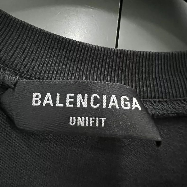 Balenciaga Balenciaga Distressed Flame Logo Short Sleeve Size US XS / EU 42 / 0 - 3 Thumbnail