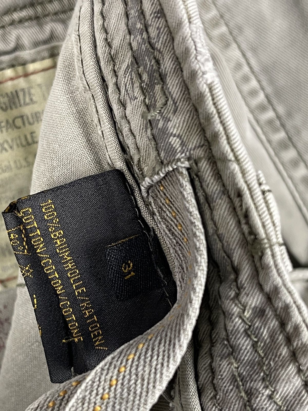 Alpha Industries Alpha Industries Vintage Grey Cotton Cargo Shorts Men’s Size Medium Size US 32 / EU 48 - 16 Thumbnail
