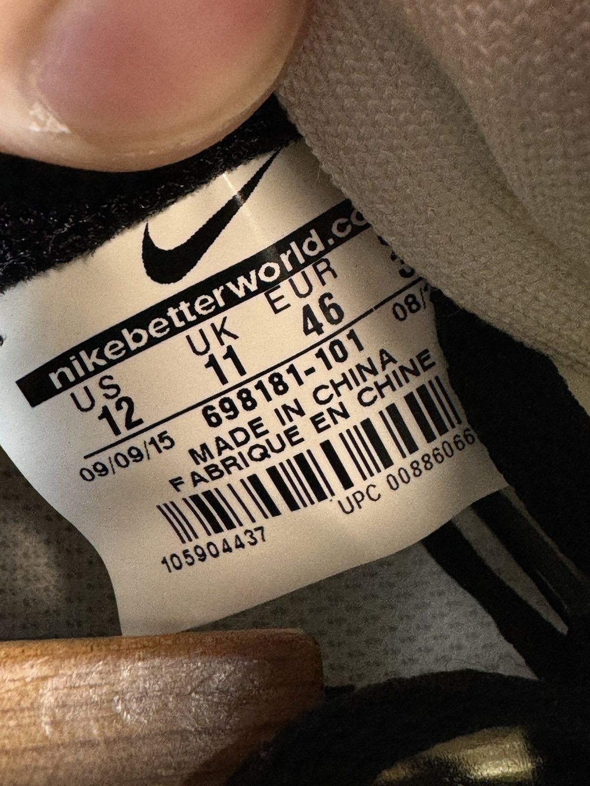 Nike Nike Flyknit Lunar 3 Athletic Shoe 698181 101 -Men's Size 12 Size US 12 / EU 45 - 8 Thumbnail