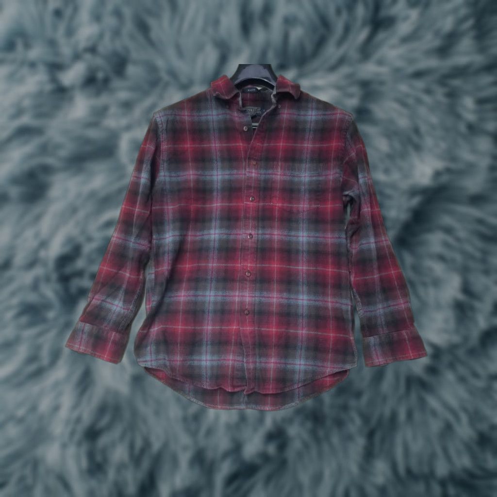 Pendleton Pendleton Shirt Men Medium Plaid Flannel Mason Long Sleeve Button Up Burgundy Size US M / EU 48-50 / 2 - 1 Thumbnail