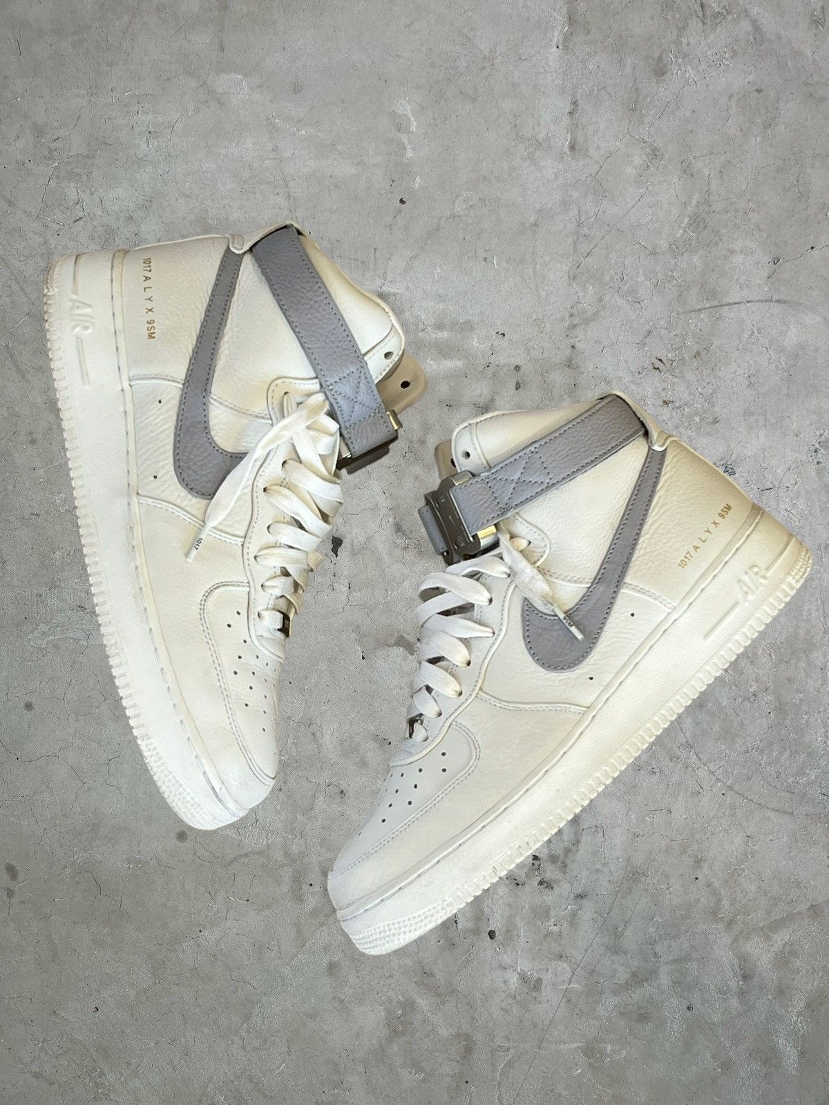 Alyx Alyx Nike AF1 High Wolf Grey Size US 10.5 / EU 43-44 - 5 Thumbnail