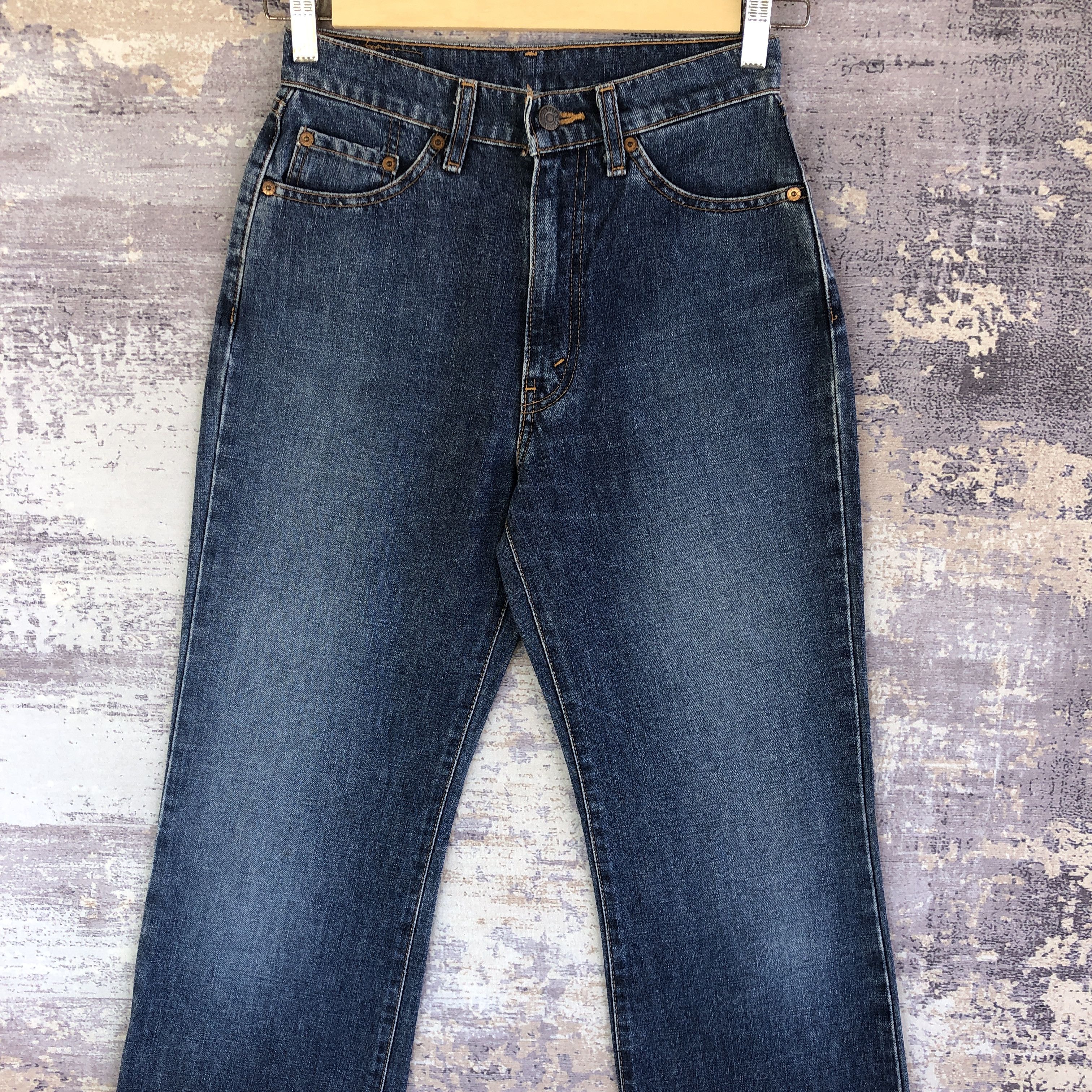 If Six Was Nine Vintage Levis 557 Flare Jeans Levi's Wide Leg Bootcut Denim Size 26" / US 2 / IT 38 - 3 Thumbnail