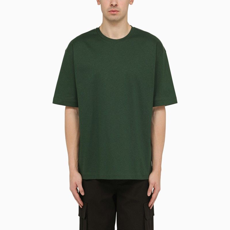 image of Burberry Dark Green Cotton T-Shirt, Men's (Size XL)