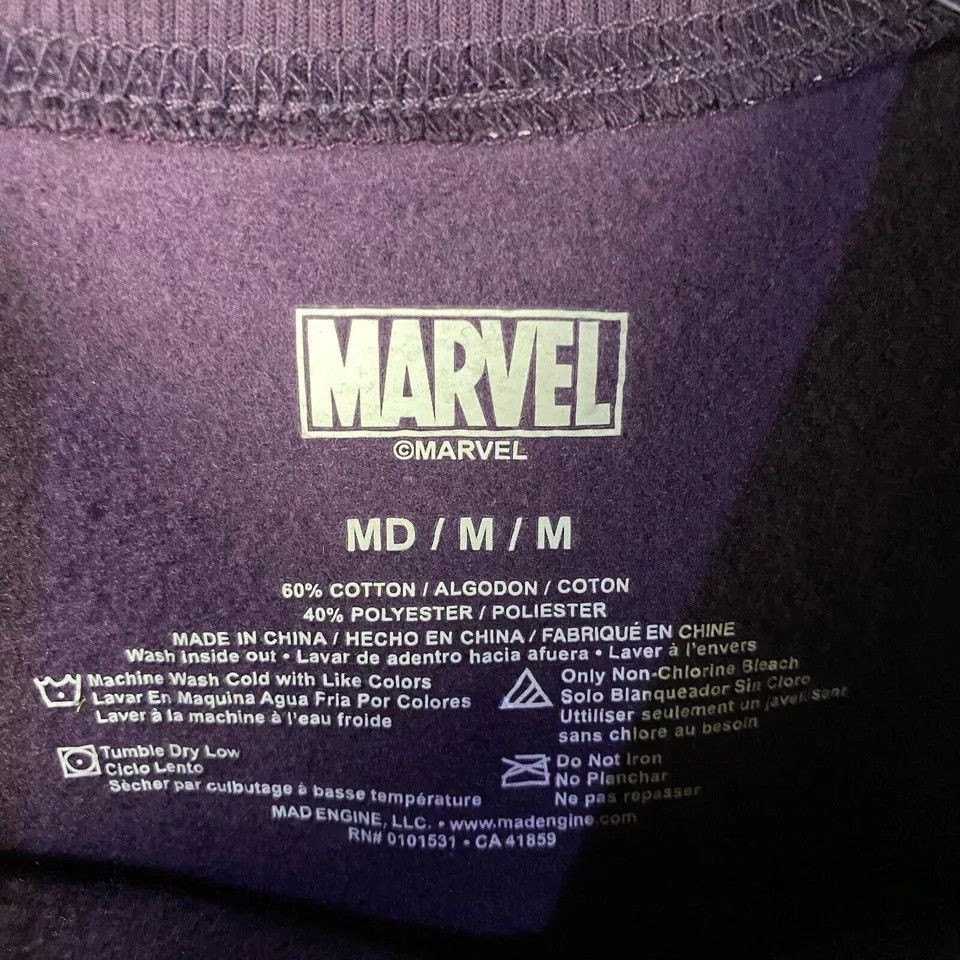 Other Marvel Sweatshirt Women's Medium Crop Panther Spiderman Size M / US 6-8 / IT 42-44 - 4 Thumbnail