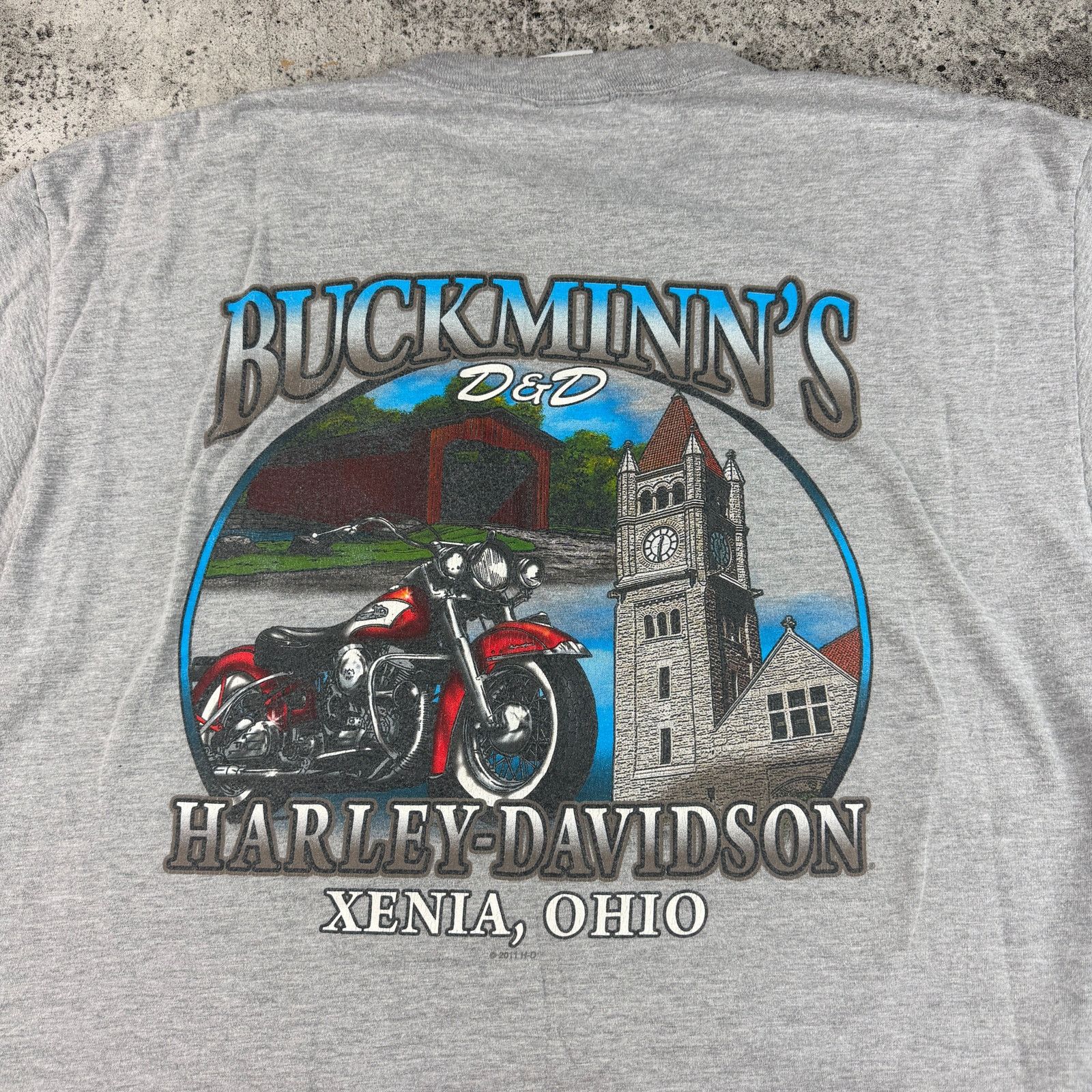 Harley Davidson Harley Davidson King of Motorcycles Xenia Ohio Size XL Size US XL / EU 56 / 4 - 7 Thumbnail