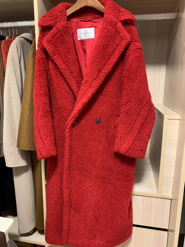 Max Mara Max Mara Teddy bear coat, tedygirl maxmara classic red Size S / US 4 / IT 40 - 8 Thumbnail