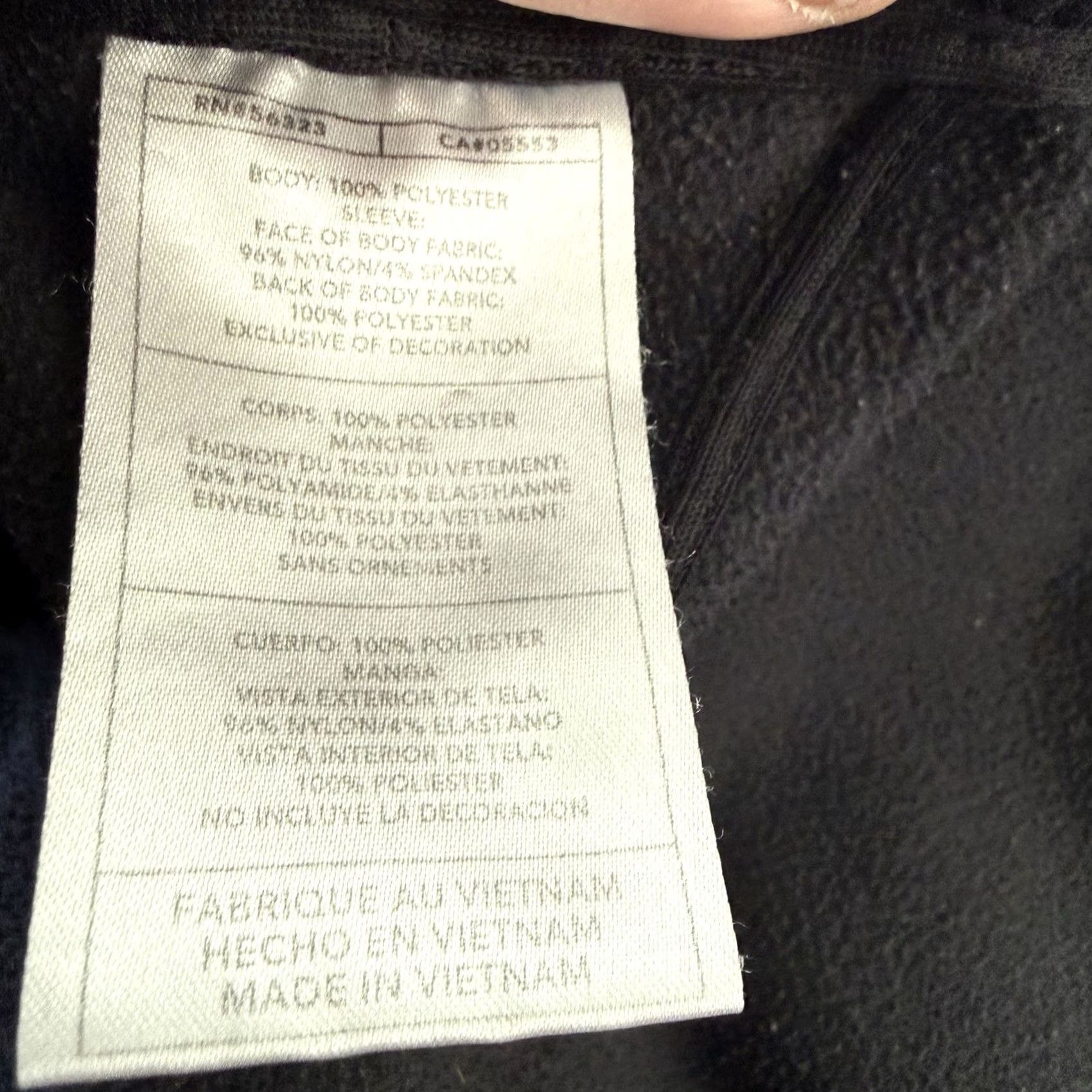 Nike VINTAGE Nike Jacket Mens Large Black Fleece/Soft Shell Full Zip 90s Outdoor Hiking Size US L / EU 52-54 / 3 - 5 Thumbnail