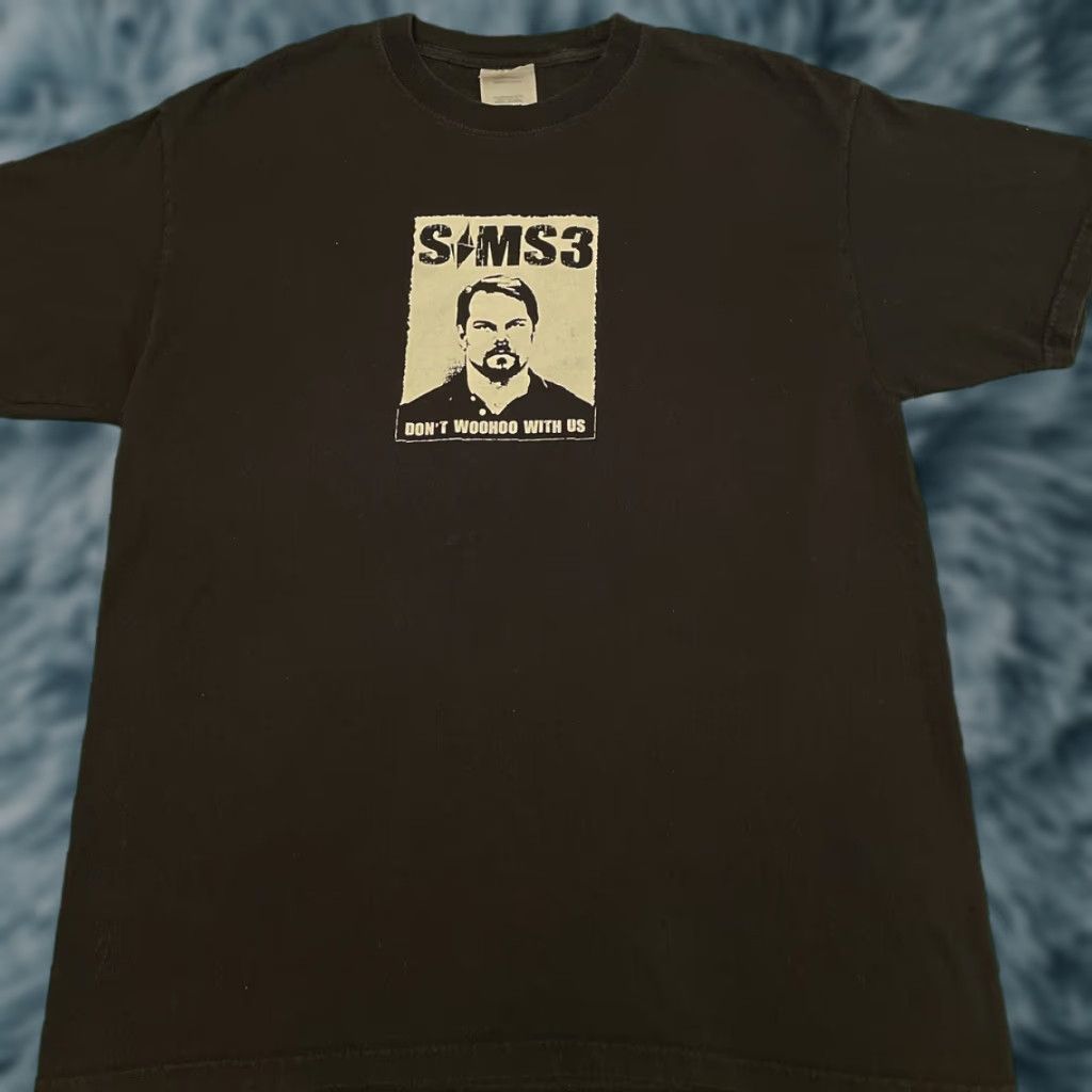 Vintage VINTAGE 90s Y2k Sims 3 Video Game Promo Shirt XL Men Black Nintendo Playstation Shirt XL Size US XL / EU 56 / 4 - 1 Thumbnail