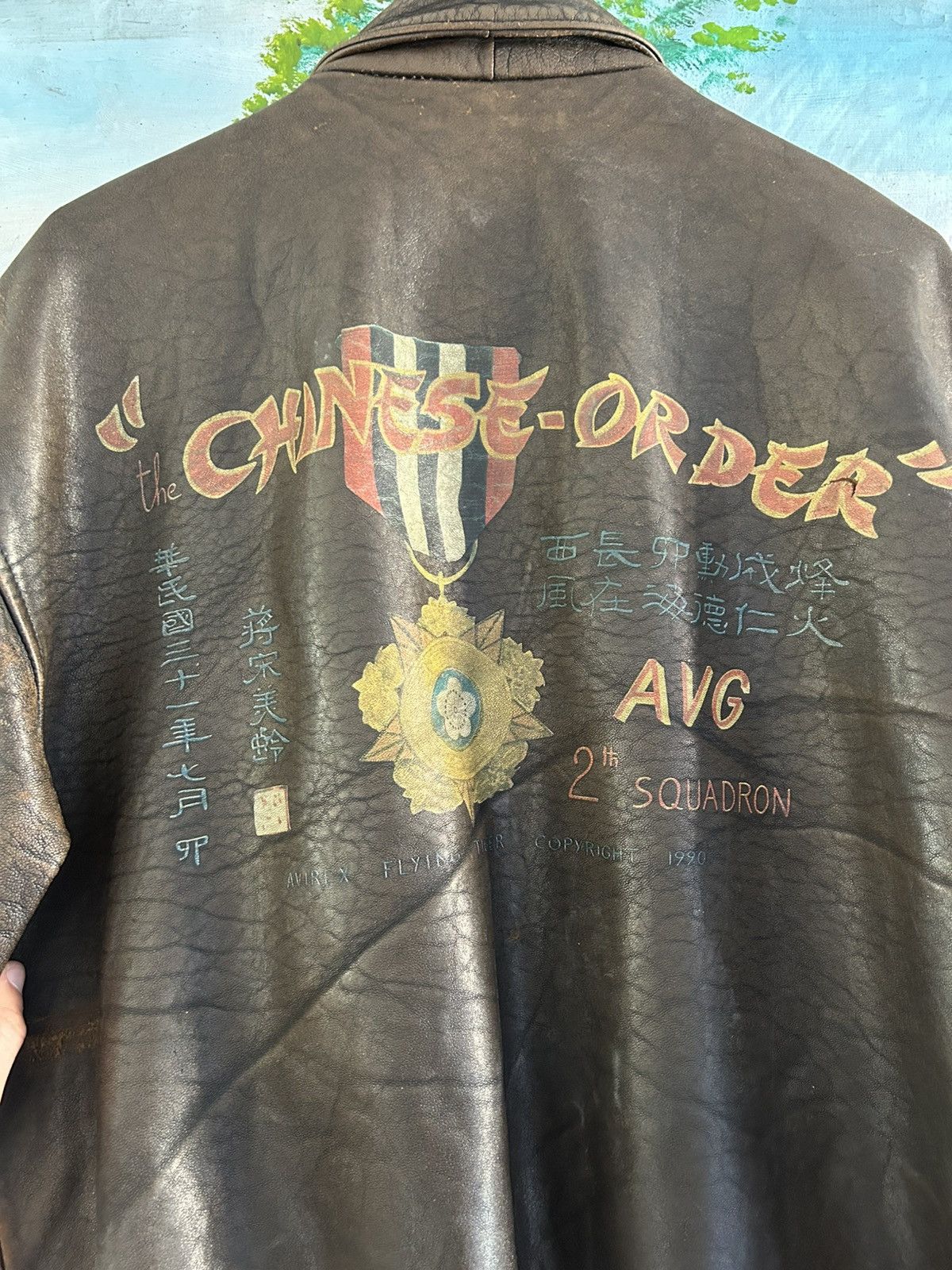 Avirex Avirex Vintage Leather Jacket “Chinese Order” Flying Tigers Size US L / EU 52-54 / 3 - 19 Thumbnail