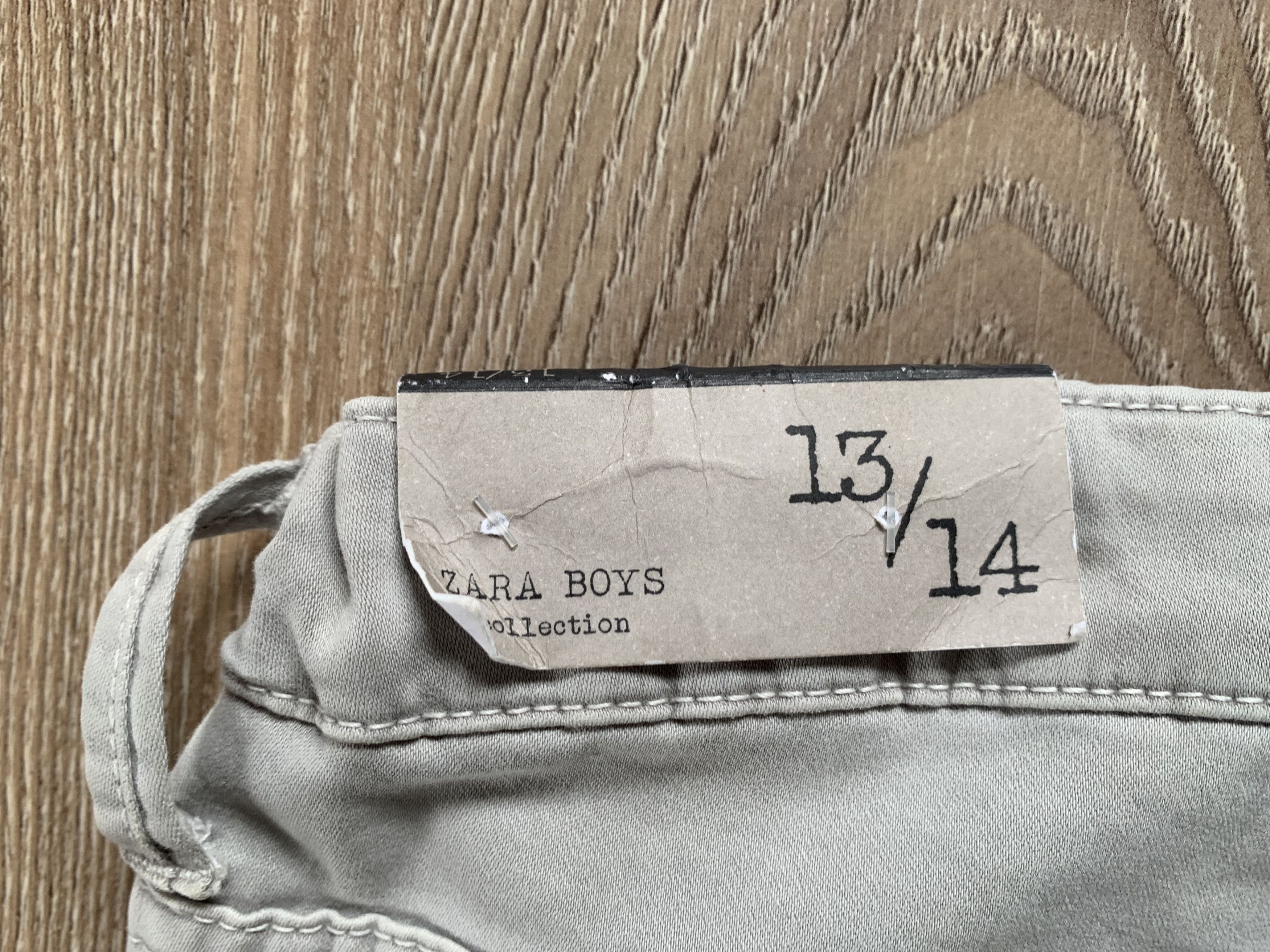 Designer × Zara New Zara Boys Colection Biker Denim Grey Jeans Size US 26 / EU 42 - 8 Thumbnail
