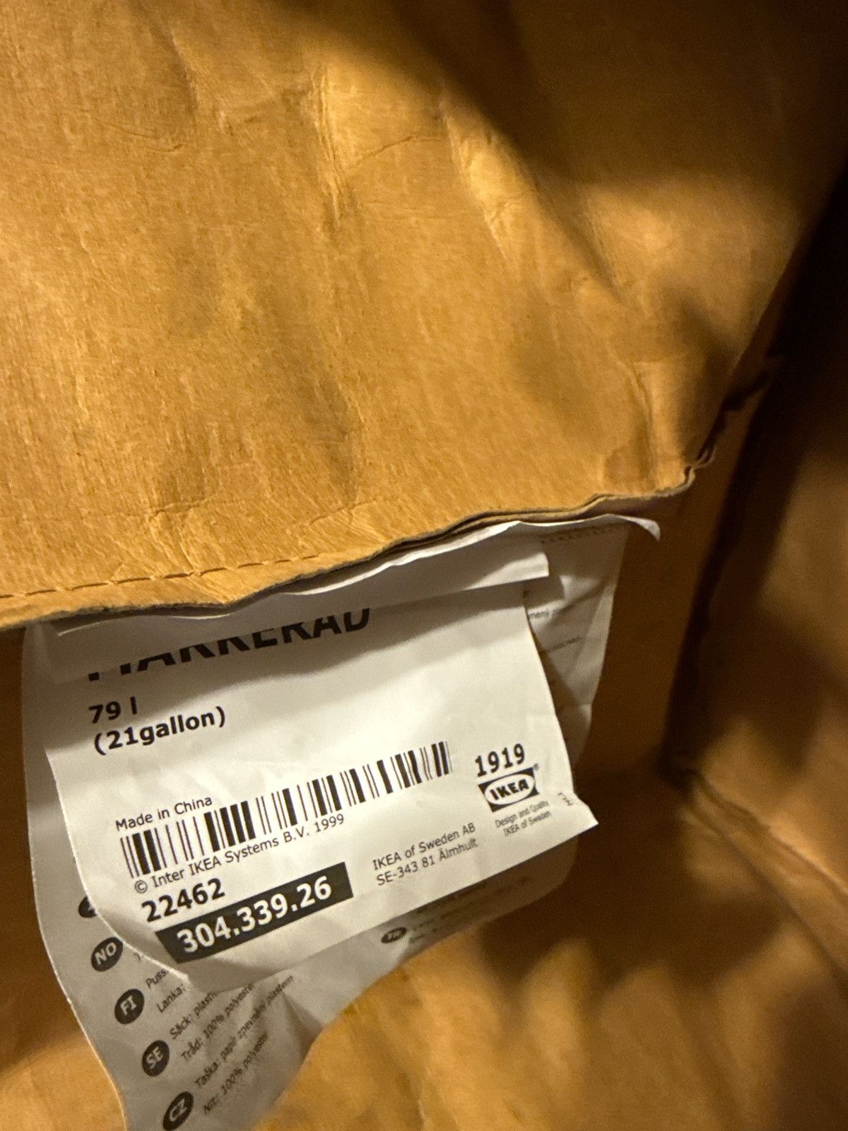 Off-White Off white x ikea sculpture bag 21 gallon size Size ONE SIZE - 6 Thumbnail