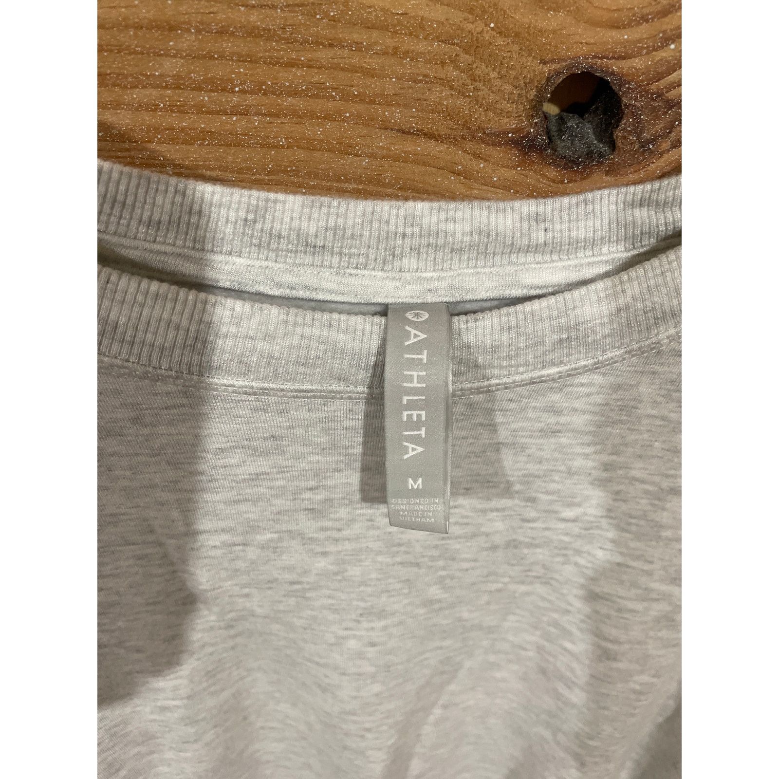 Athleta Athleta Coaster Luxe Gray Modal Hi/Low Hem Sweatshirt, M Size M / US 6-8 / IT 42-44 - 3 Thumbnail
